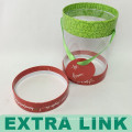 Caja de acrílico clara reciclada redonda aduana del caramelo del diseño personalizado